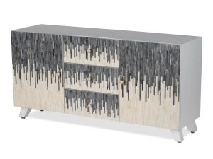 Wooden Sideboard - Snow White
