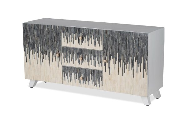 Wooden Sideboard - Snow White