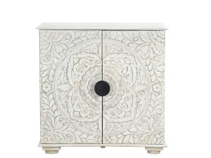 Wooden Sideboard - Snow White Finish