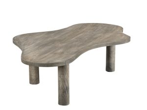Wooden Coffee Table Antique Grey Finish
